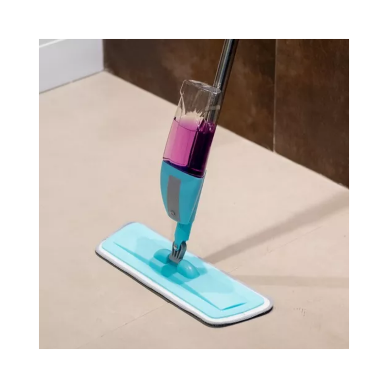 Mop Spray 3 em 1 com Reservatório 400ml – Limpeza Rápida e Eficiente: Lava, Enxágua e Seca Sem Esforço!