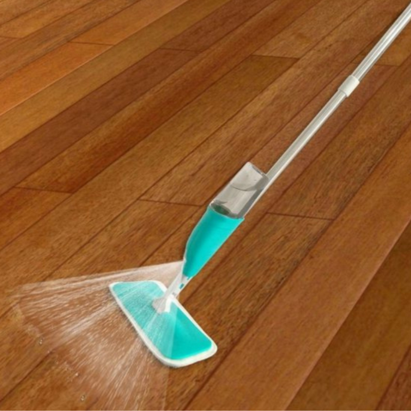 Mop Spray 3 em 1 com Reservatório 400ml – Limpeza Rápida e Eficiente: Lava, Enxágua e Seca Sem Esforço!